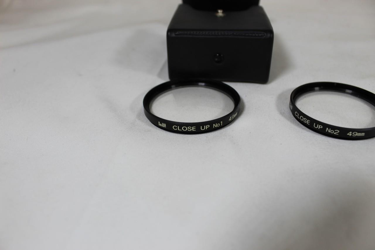 Vintage DeJur 49mm Close Up Photography Filter Set