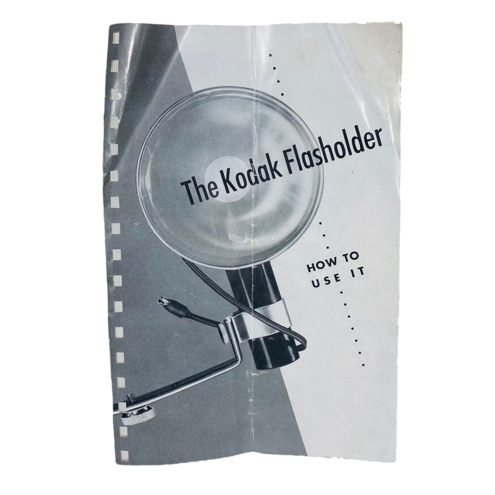 Vintage Kodak Flasholder with Original Box and Manual Untested No bulb