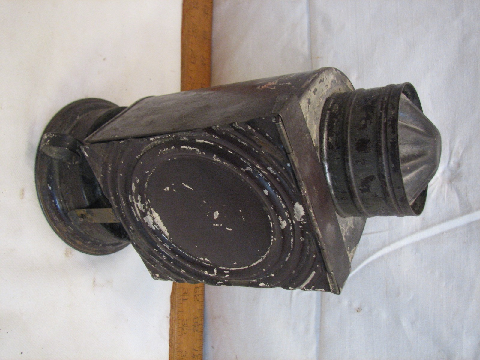 Vintage Dry Plate Lantern Dark Room Safe Light TinLamp Darkroom W.V & B