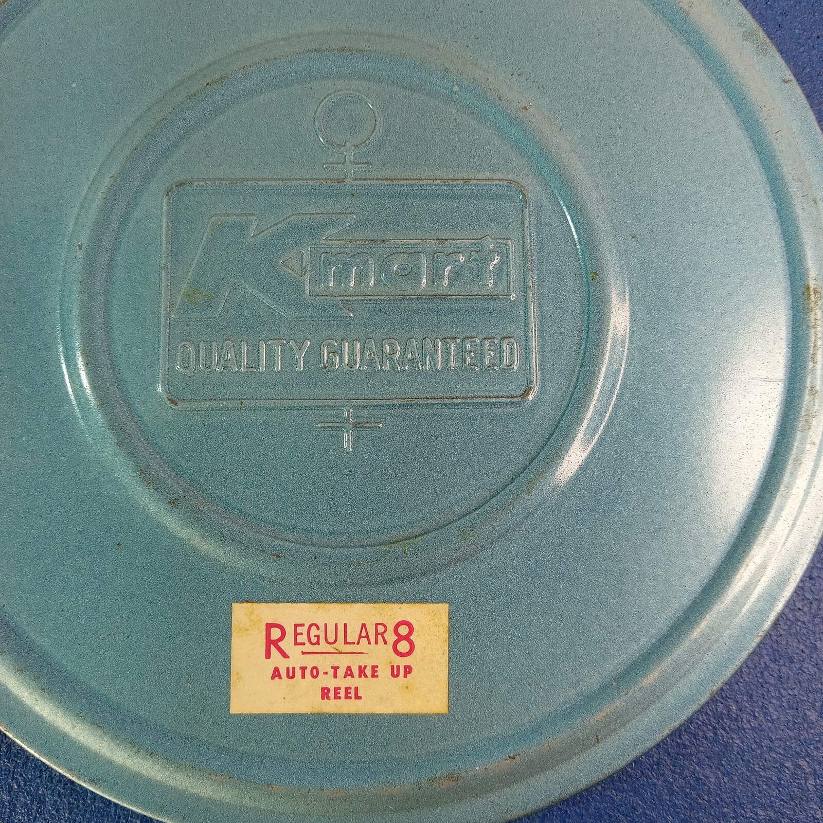 VNTG Compco Kmart Metal 8MM 200ft Regular 8 Auto-Take Up Reel W/ Film Dec. 1967