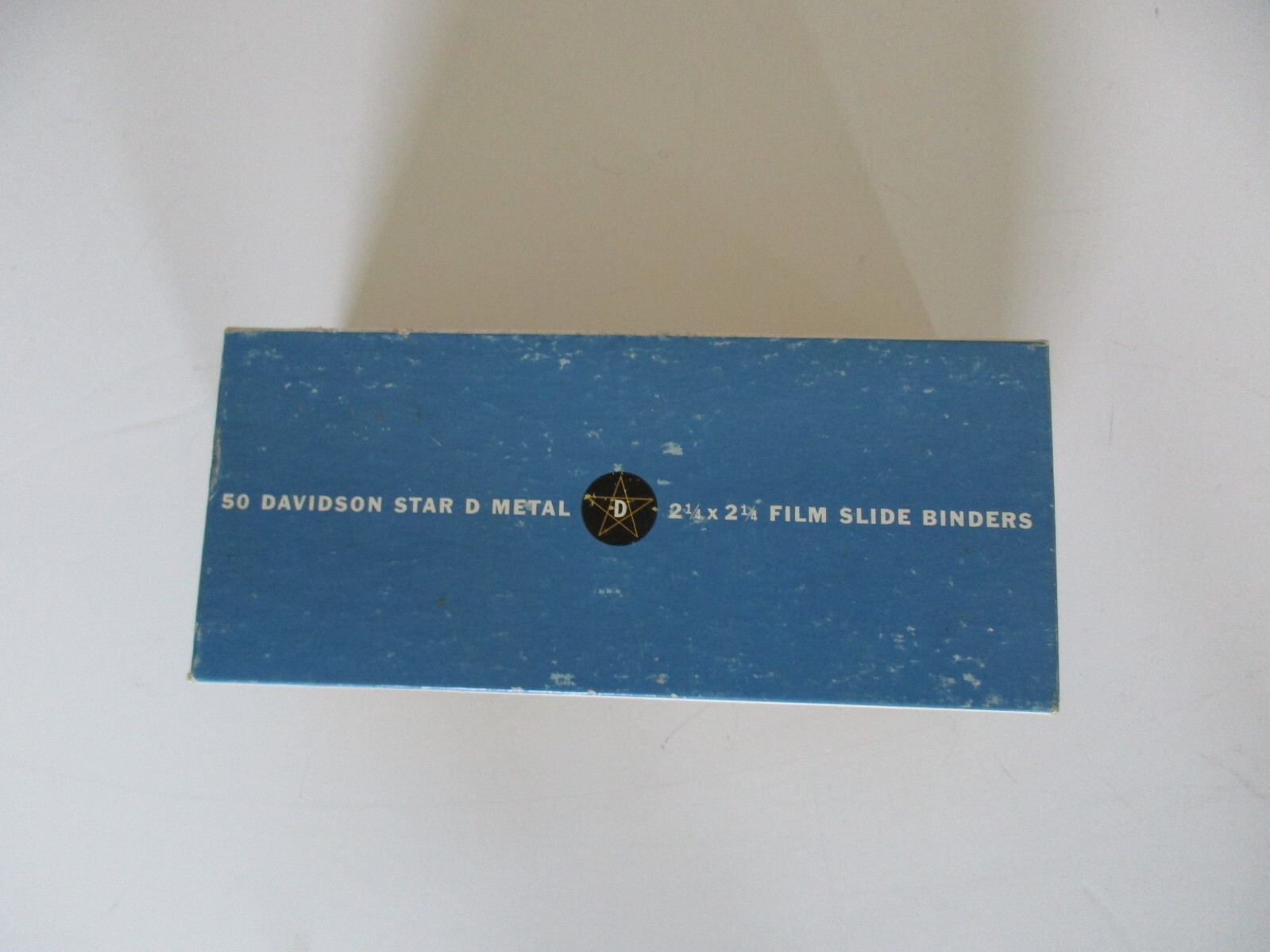 Vintage 50 Davidson Star D Metal 2-1/4 x 2-1/4 Film Slide Binders