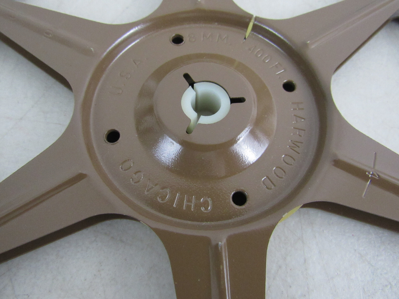 Vintage Harwood Dual 8mm 400 Feet Film Reel & Scherer Super 8mm 400 Film Reel