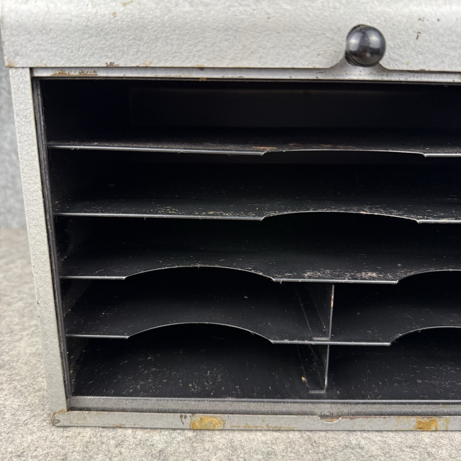 Vintage 50s 60s Brumberger Dark Room Roll Top Storage Box – Made in the USA