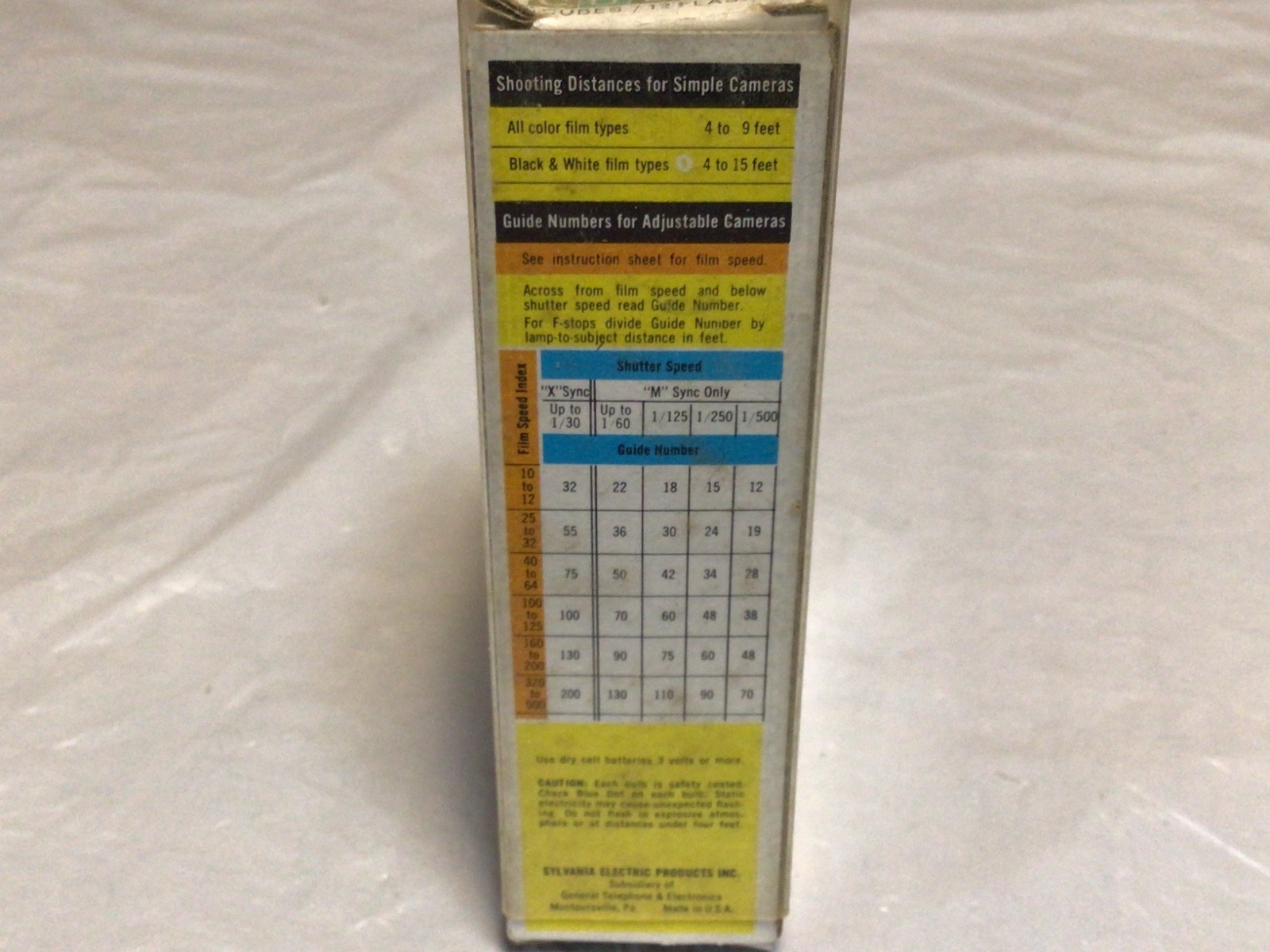 Vintage Sylvania/Westinghouse MAGICUBES & FLASHCUBES (6) 3-Packs Flash Cubes NOS