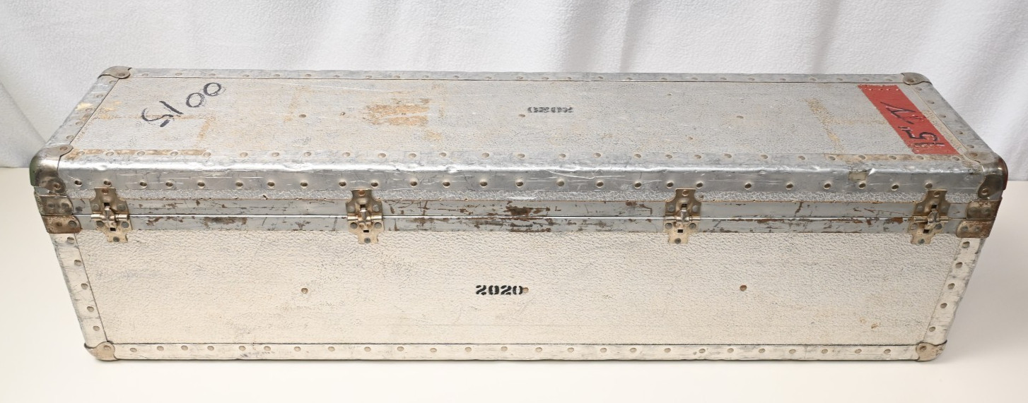 VINTAGE Birns & Sawyer Hollywood Aluminum Transit Case 1950s? Cinema Long Lens