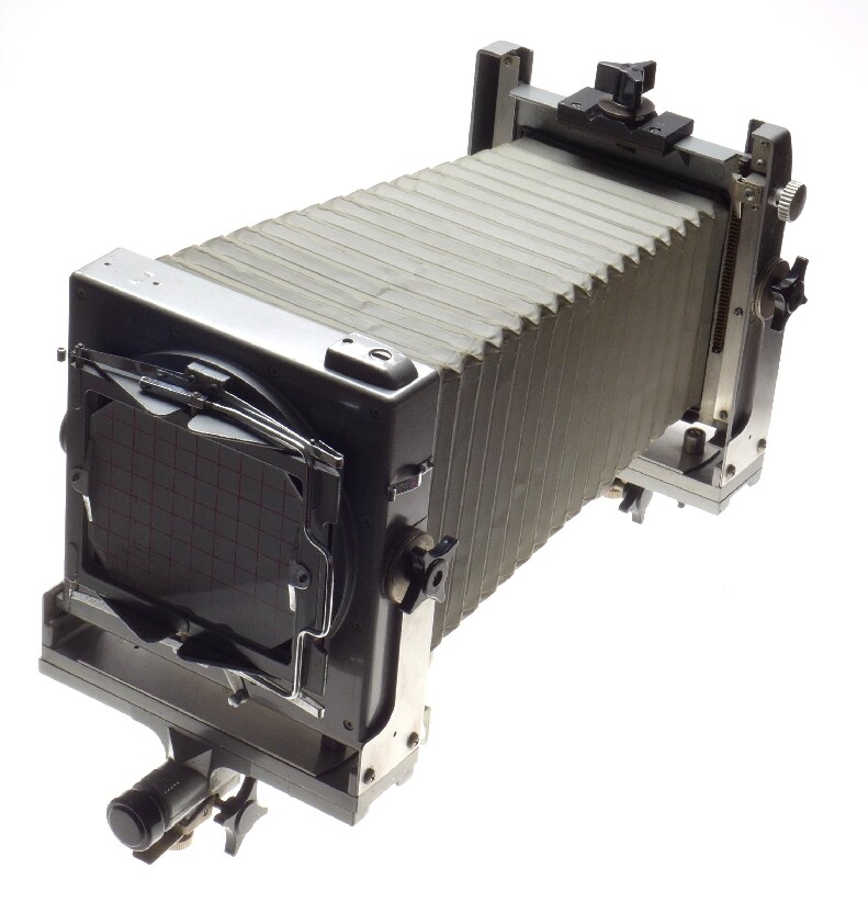 Calumet large format 4×5 cc400 monorail bellows camera schneider symmar-s