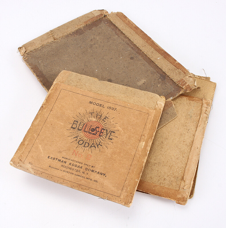 KODAK BOX ONLY FOR A NO. 2 BULLS-EYE KODAK MODEL 1897, MOSTLY APART/cks/211389