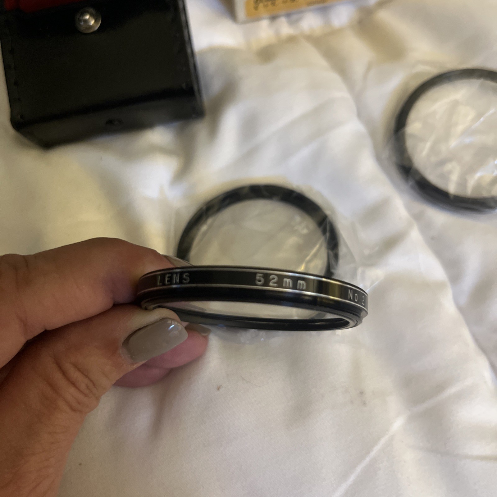 VIVITAR Close Up Lens Set & Case 52MM +1 +2 +4 Still In Plastic Has Instructions