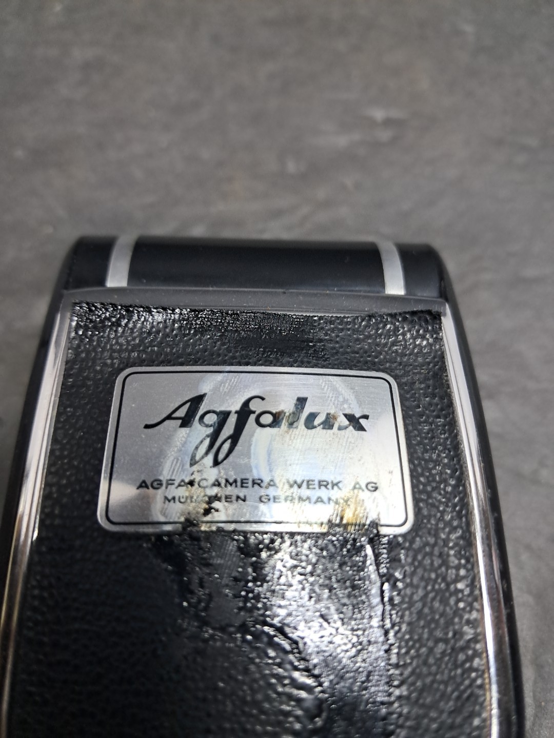 ❤️ Agfa Agfalux Pocket Flash with Case Vintage Made in Germany UNTESTED See Pics