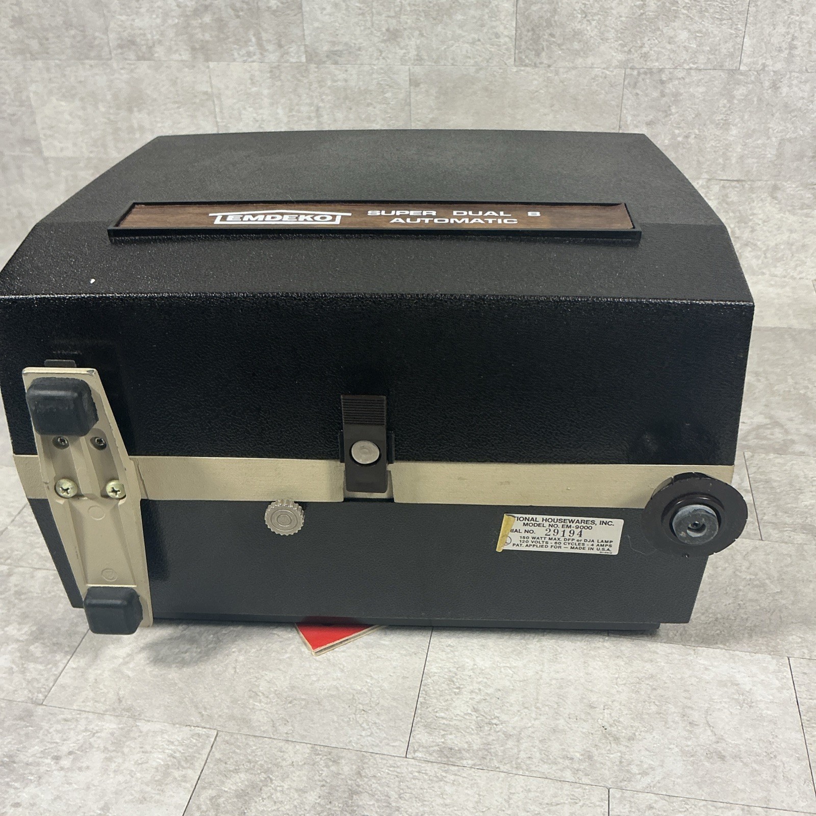 Super 8, EMDEKO Projector.EM-9000, Box & Instructions Tested Working