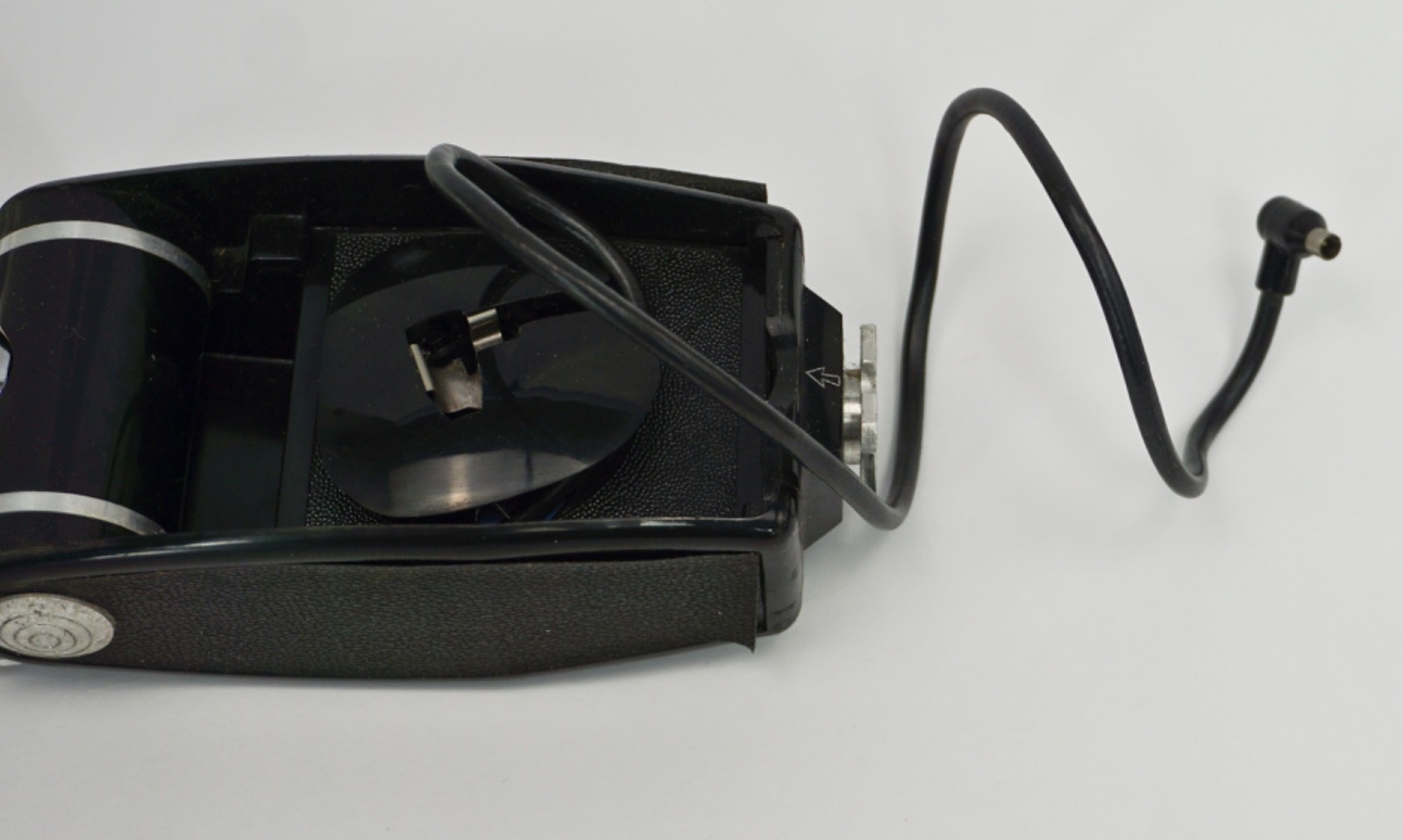 Vintage Agfa AGFALUX Compact Flash Bulb Unit Fold-out Reflector & Pouch Untested