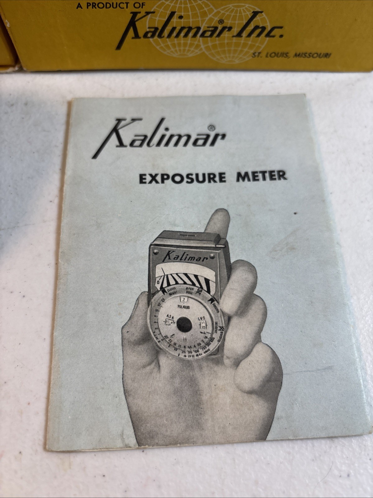 KALIMAR B-1 EXPOSURE METER & BOOSTER KIT W/Original Box VTG