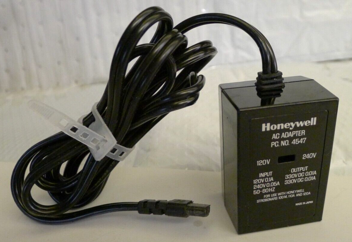 Honeywell AC Adapter # 4547 for Strobonars 100M 110A 120A – Vintage