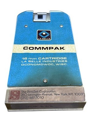 Vintage La Belle Commpak 16mm Cartridge – Rare 1960s-80s Film Loop