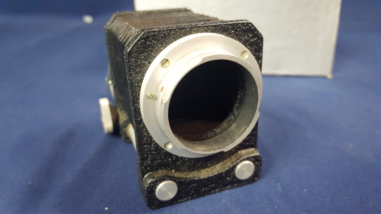 Vintage Novoflex Bellows Focusing Unit 10.5cm Original Box Germany VG