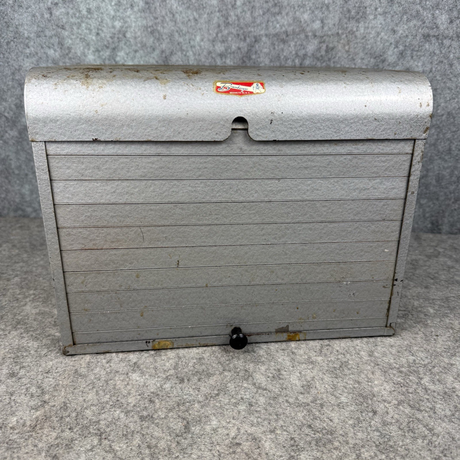 Vintage 50s 60s Brumberger Dark Room Roll Top Storage Box – Made in the USA