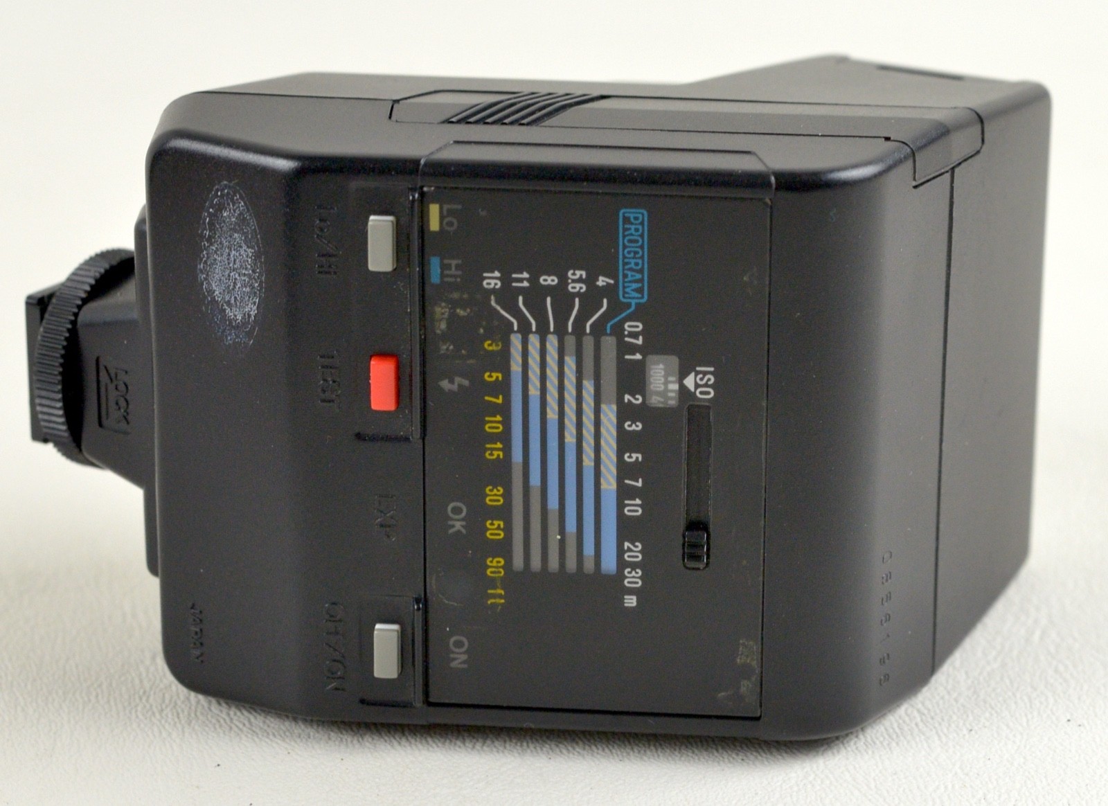Minolta Maxxum 2800 AF Shoe Mount Flash w/ Black Case For Camera Tested Working