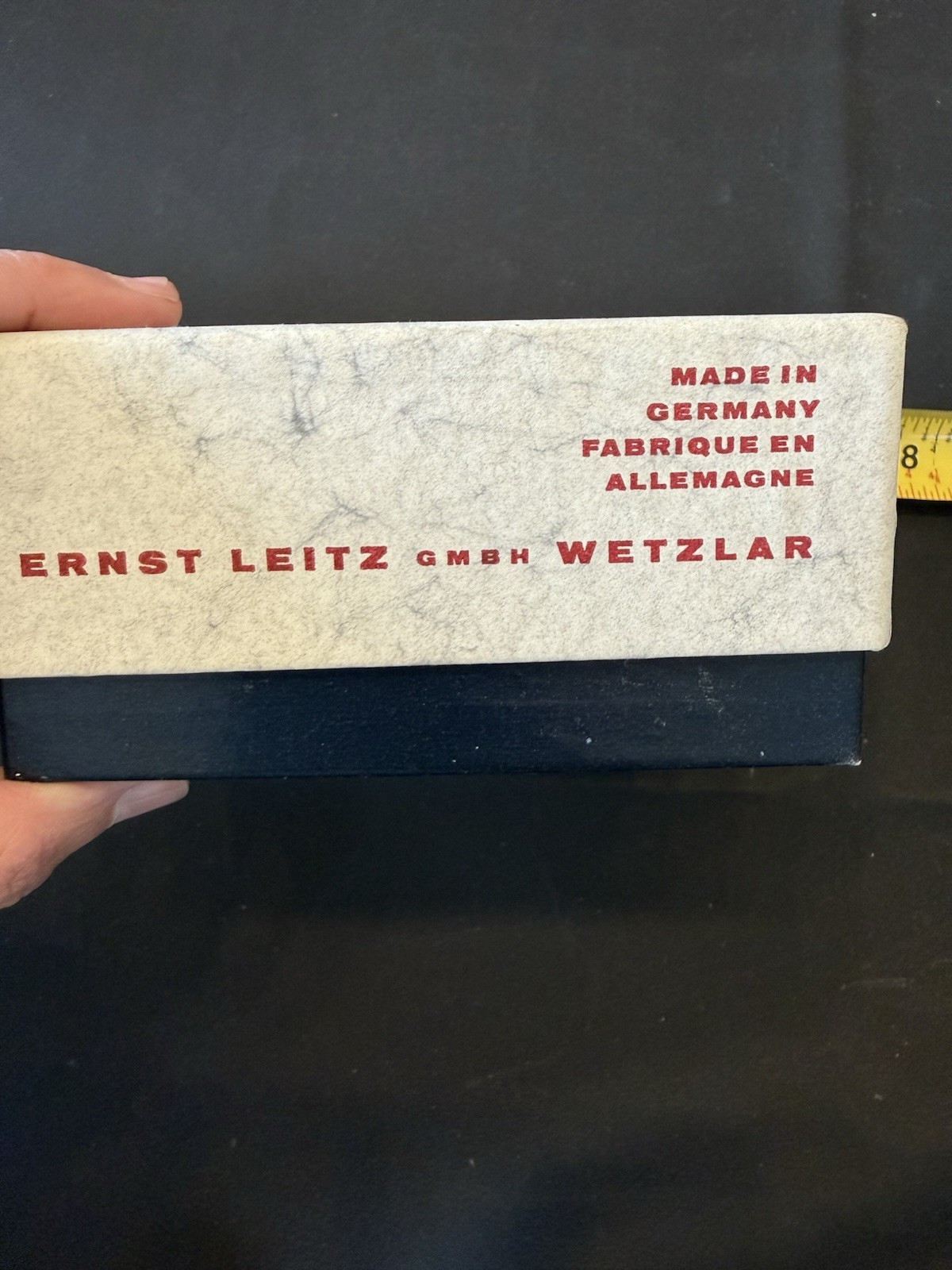 Vintage Leica Leitz Wetzlar Camera Accessory Box w/ Insert Made in Germany