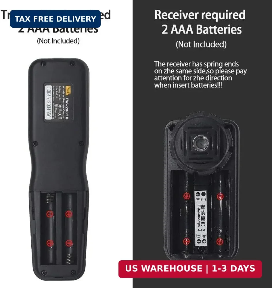 PIXEL Digital SLR Cameras Shutter Release Remote Control Timer for Nikon Z6 Z7 D