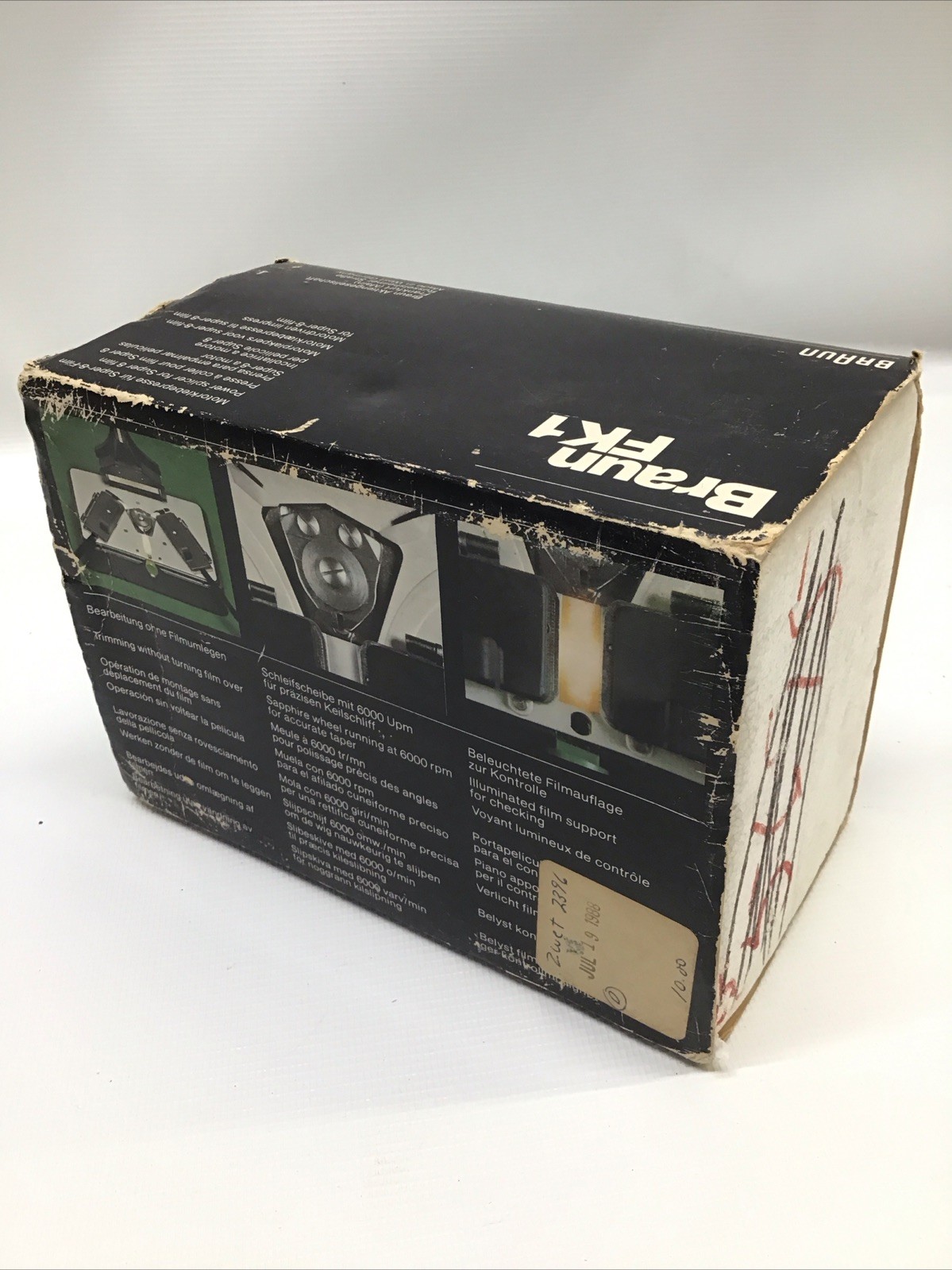 Braun AG Frankfurt/M West Germany FX-1 Motorklebepresse Super 8 Film Splicer