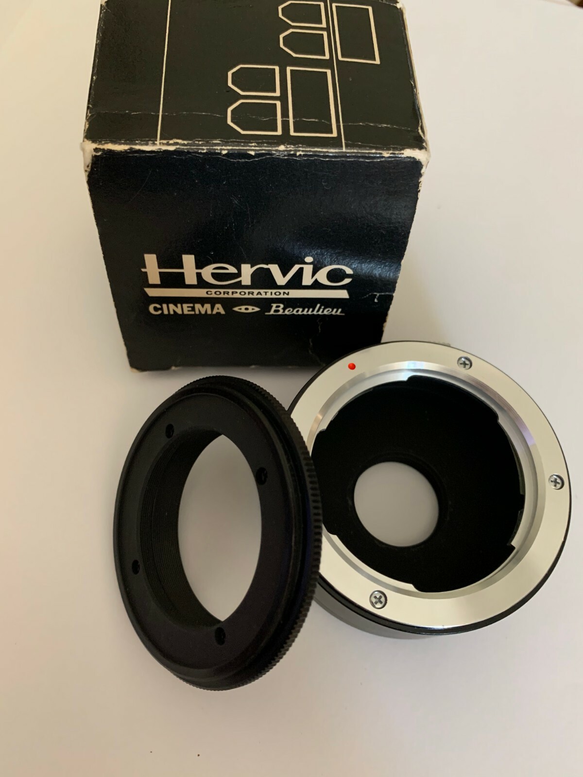 Minolta Adapter to “C” Mount – Box marked “Hervic, Beaulieu, 01-918