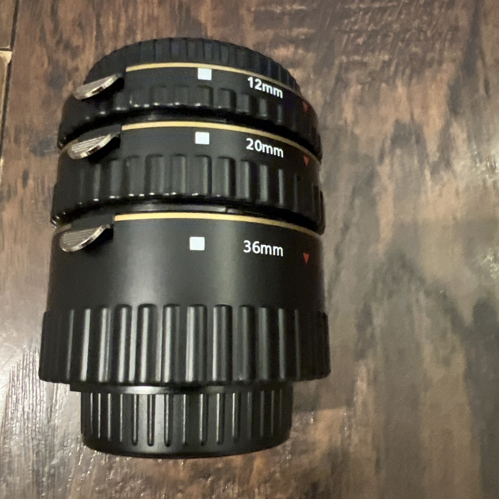 Vivitar Extension Tube Set 12mm 20mm 36mm Model AT-3 Japan Macro Photography