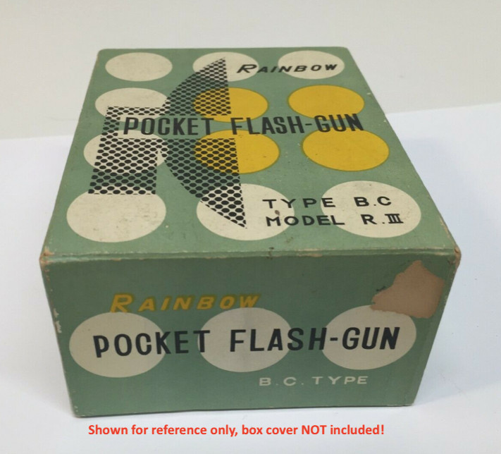 RAINBOW VTG Pocket Flashgun BC Type Model R III Flash Unit Bulb Flash Gun Japan