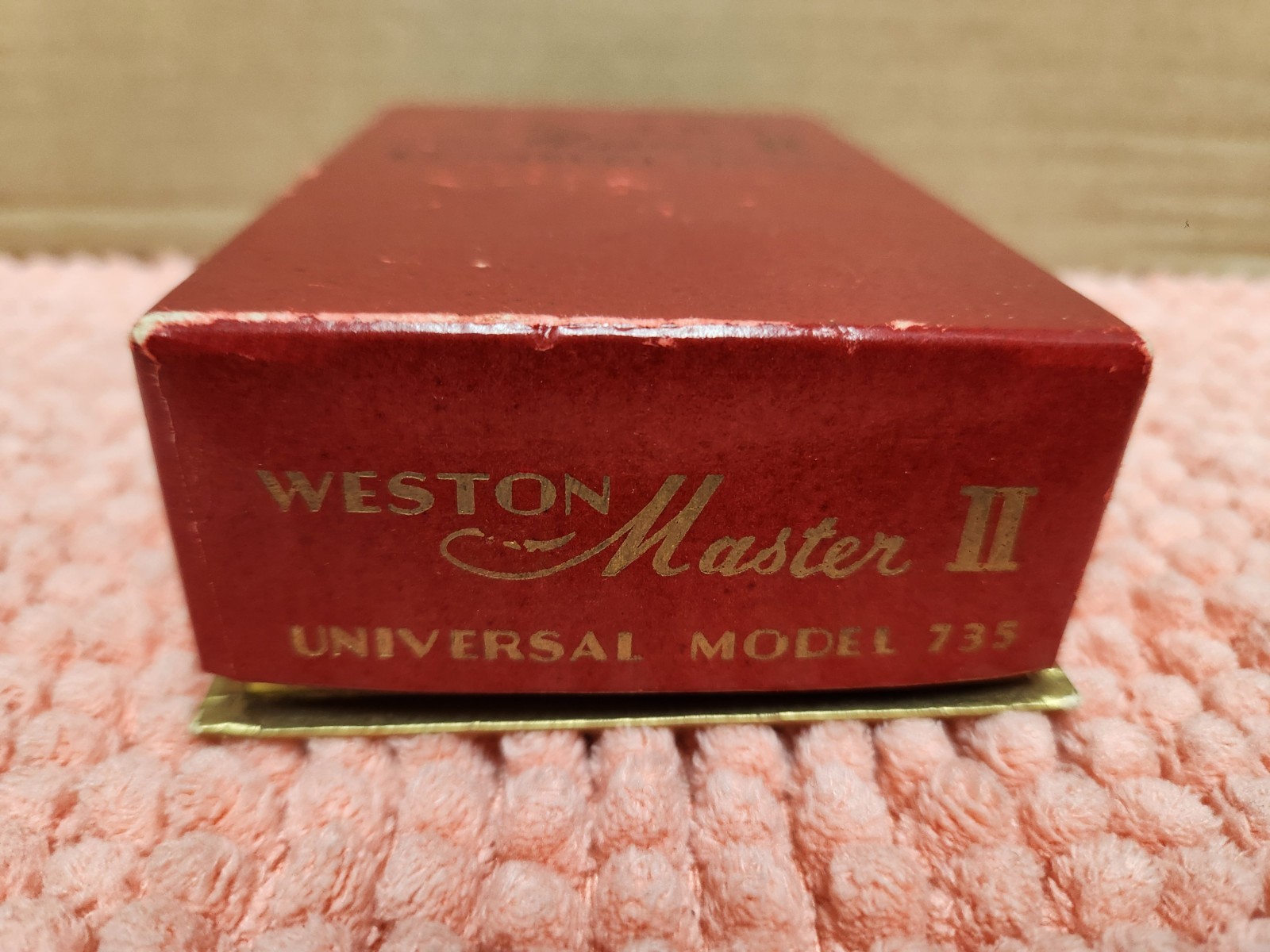 VTG 1940s Weston Master II Model 735 Exposure Meter w/ Manual & Box