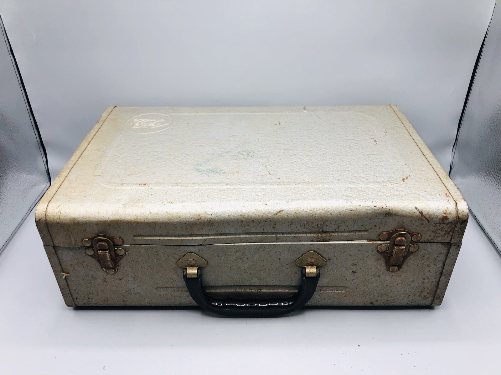 Vtg ACME LITE MOV-E-LITE in Case w/ Tripod Movie Film Stage Lighting 2 Bulbs