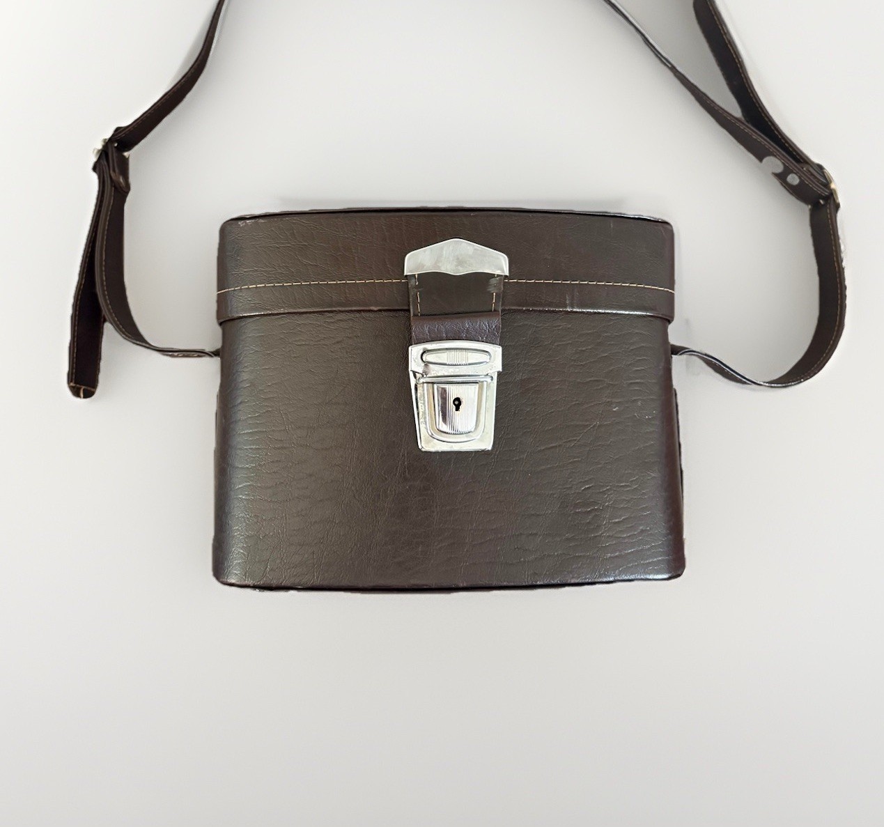 Vintage 1960s Leather Camera Bag Retro Film Camera Case Photography