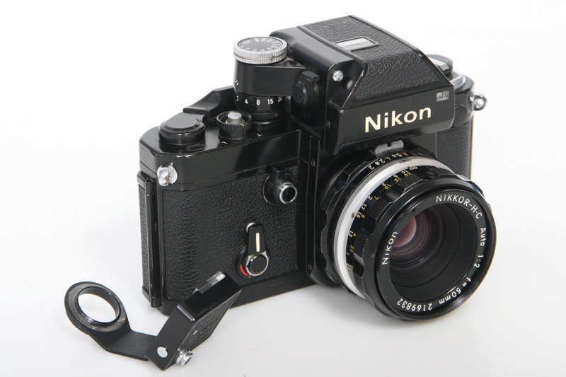Nikon F2 Black Camera Body With Nikkor-HC 50mm f2 Lens Non AI Mount