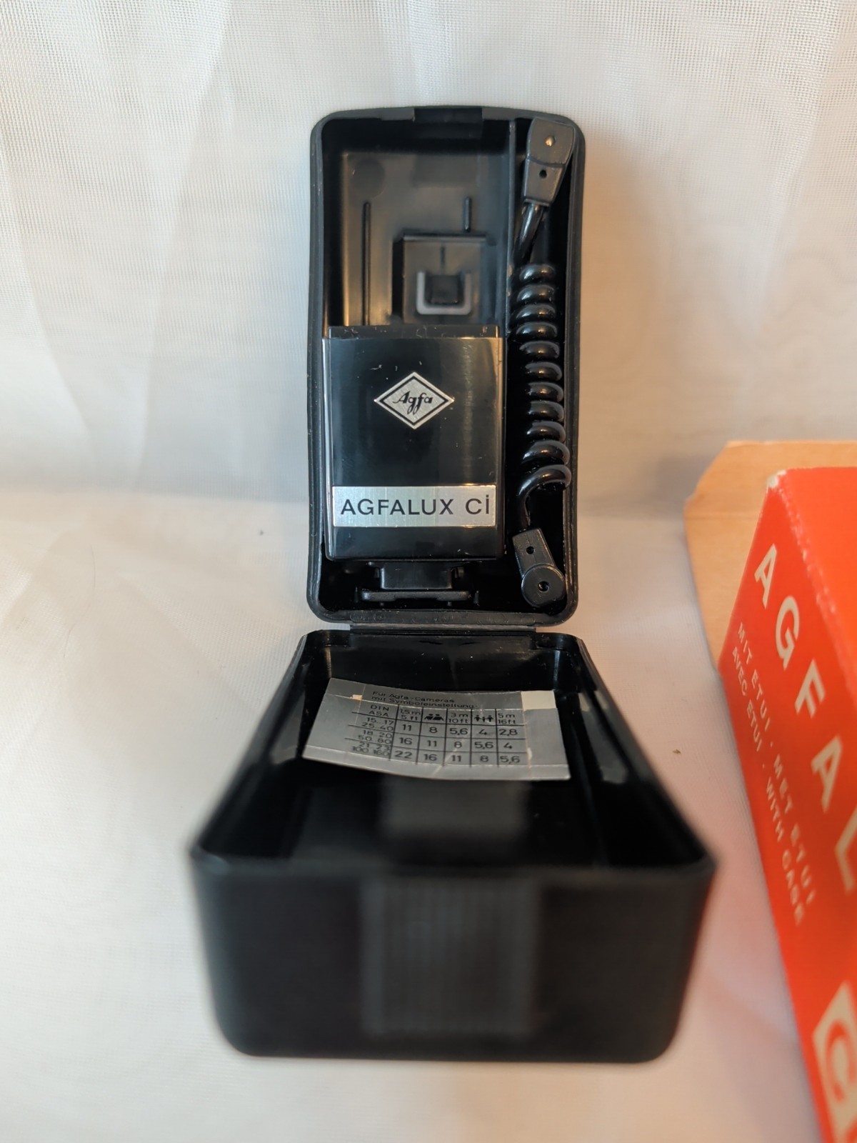 Vintage Agfa Agfalux Ci K-M 6843 Original Box & Instructions No Bulbs