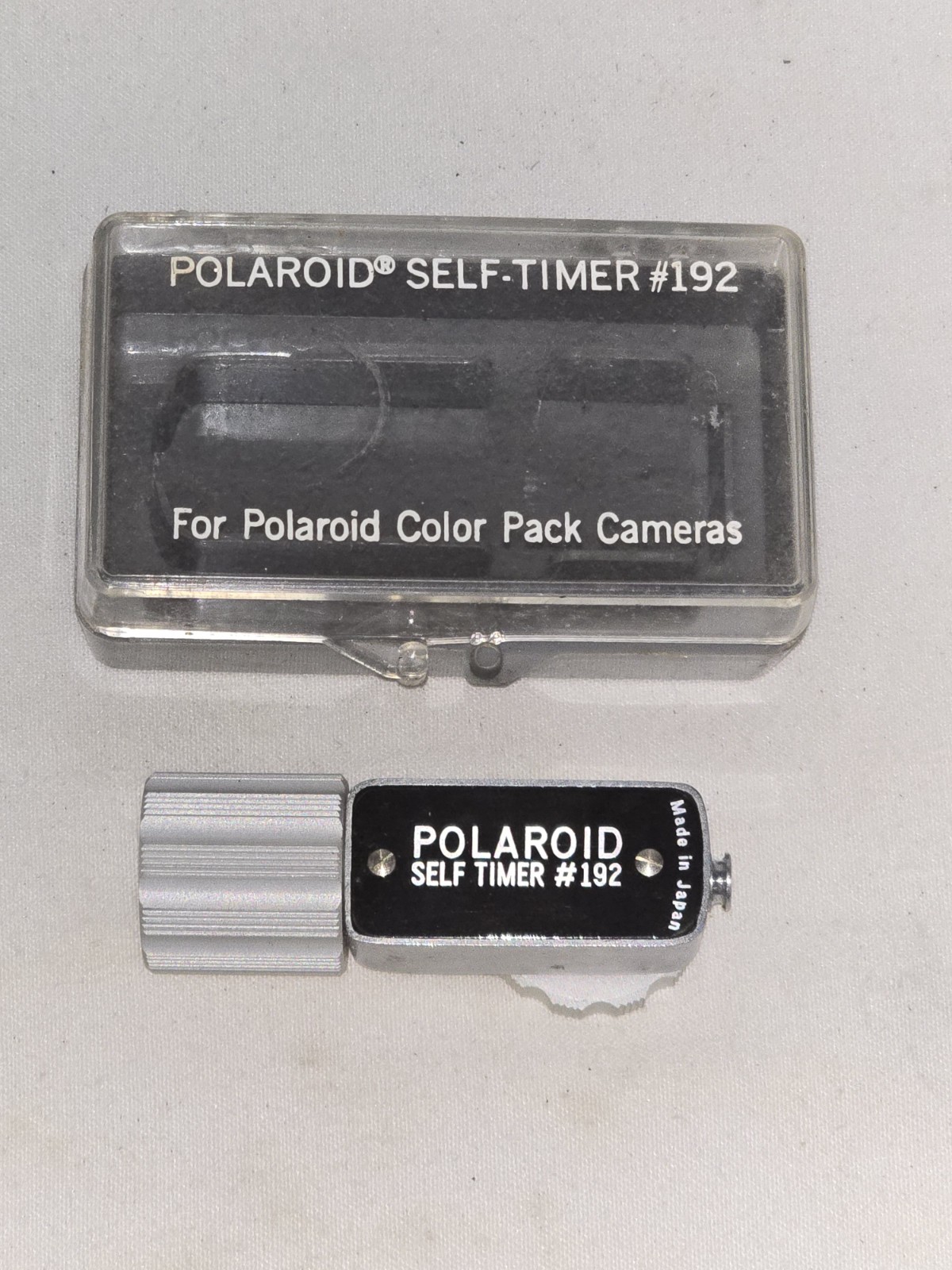 Vintage Polaroid Self Timer #192 w Case – Color Pack Cameras – Tested – Japan