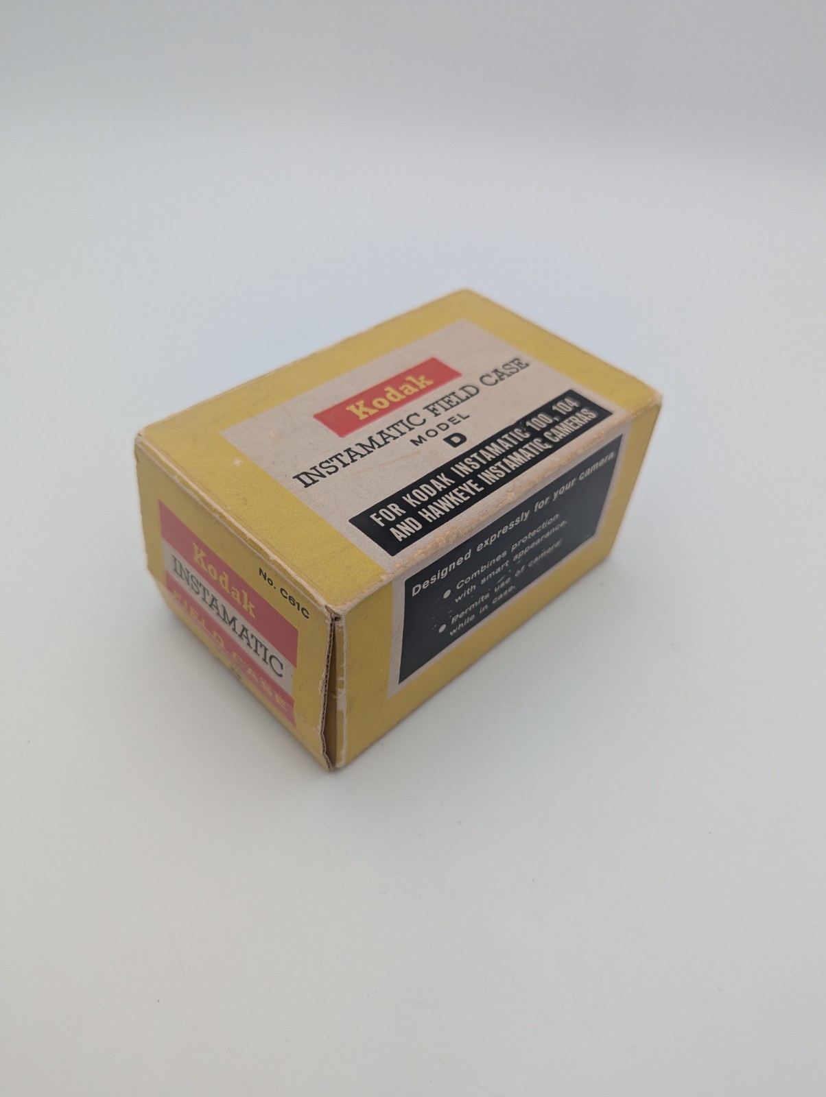 Kodak Instamatic Field Case Model D 100, 104, Hawkeye & Hawkeye F No. C61C