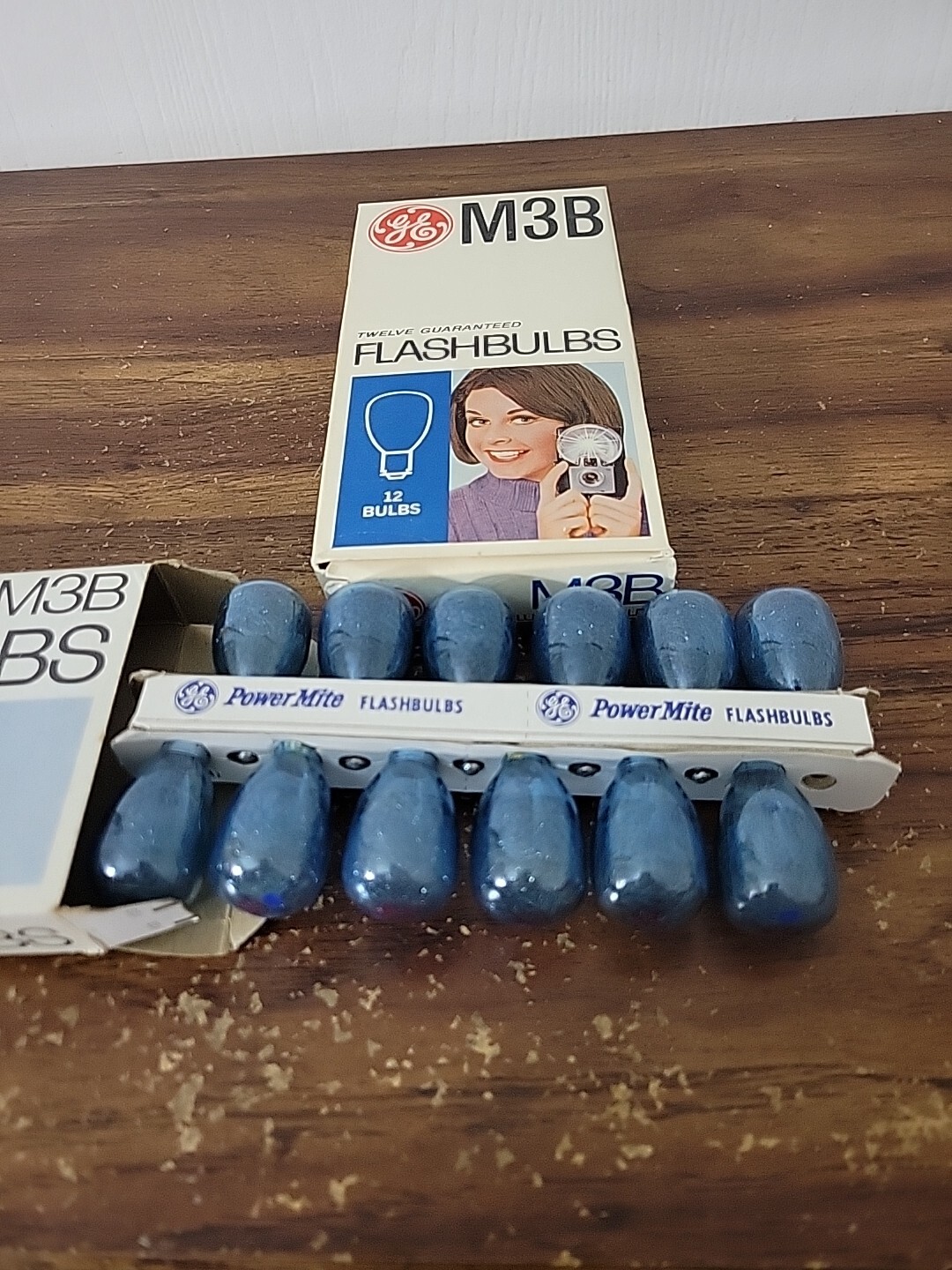 2 PACKS GE M3B Flashbulbs Vintage NEW OLD STOCK