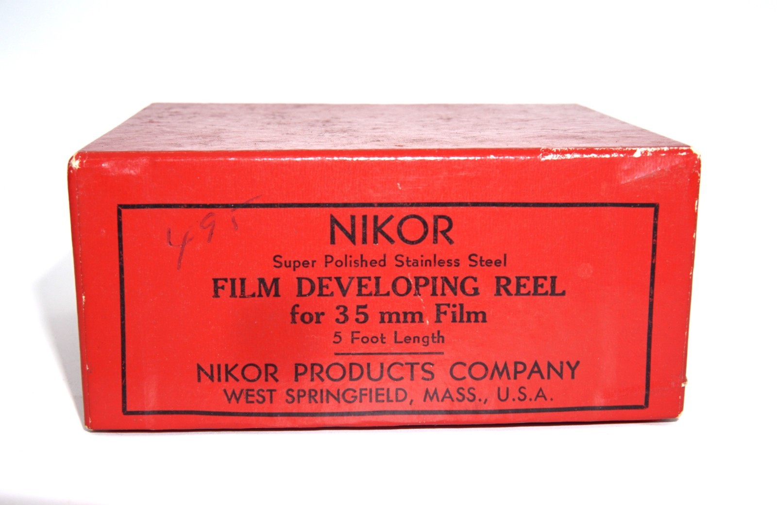 Vintage Nikor Metal 35mm Film Developing Reel for up to 5 feet of Film