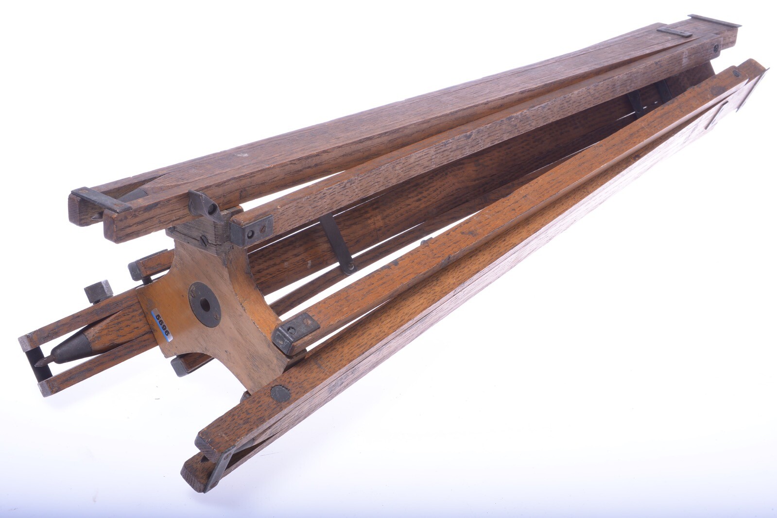 ✅ ANTIQUE WOOD TRIPOD 1.44M, 56.7″ THORNTON? ROSS? LANCASTER? FIELD CAMERAS