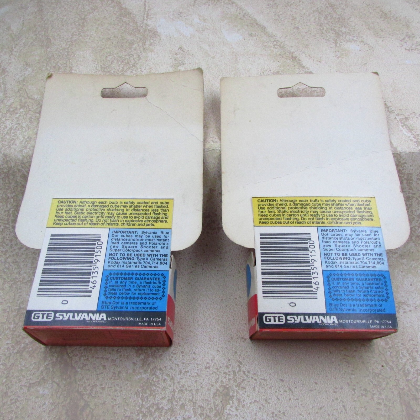 New Old Stock Sylvania Blue Dot HI-POWER 4 Cubes 16 Flashes, Flashcubes