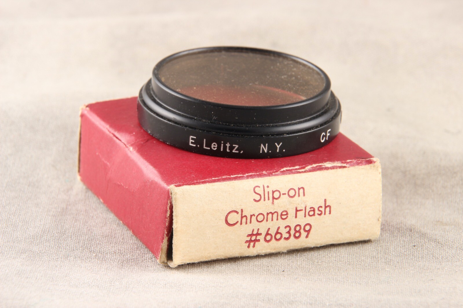 Leica Slip on Chrome Flash Filter, #66389, Boxed