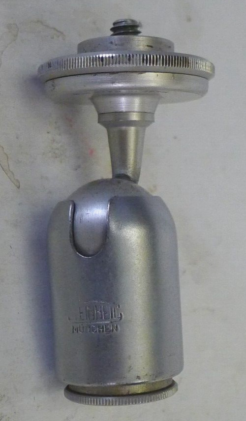 Steinheil Tripod Mount Ball Head For Flash Extension 2 1/2″ – Made in Germany