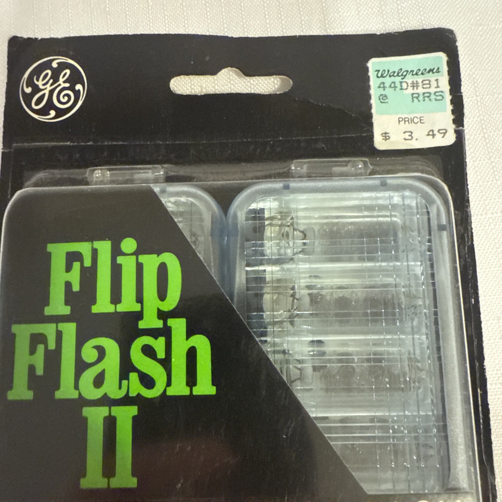 GE Flip Flash II Twin Pack NOS New Old Stock 2 Arrays 16 Flashes FlipFlash NEW