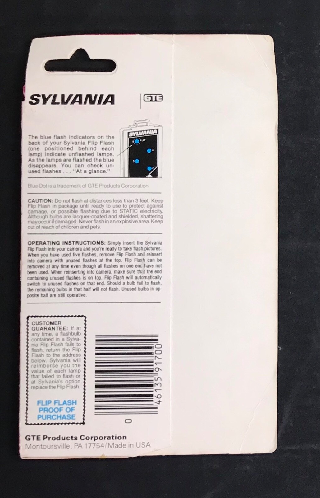 Vintage set of 2 Sylvania Blue Dot Flip Flash Super 10 Flashes camera accessory