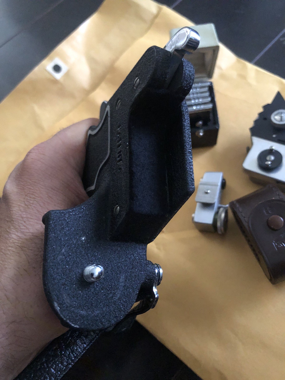 Bolex hand grip Filters Bolsey Fader Bolex H16 Non Reflex Camera