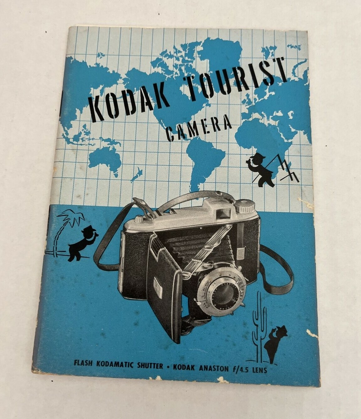 Vintage Kodak Tourist Camera Brochure Manual