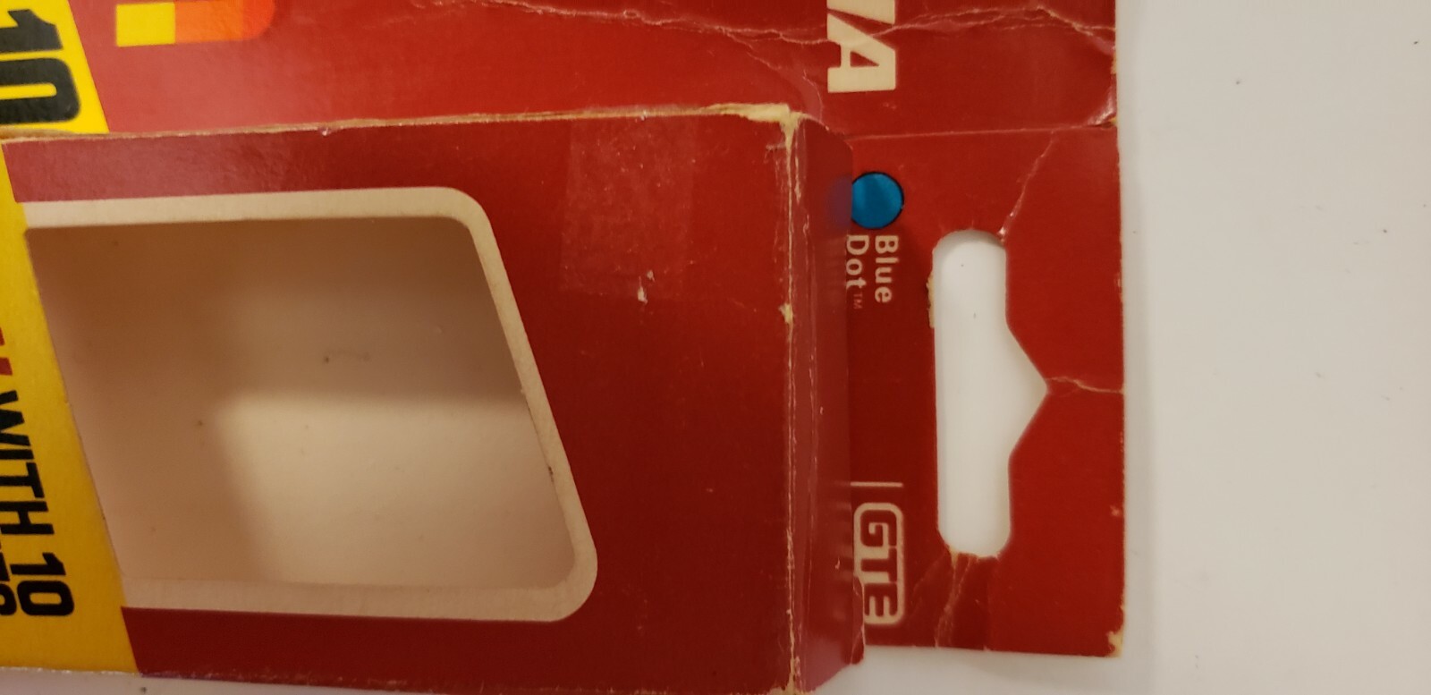 VINTAGE SYLVANNIA FLIP FLASH SUPER 10–GTE BLUE DOT FLASH BULBS–NIB