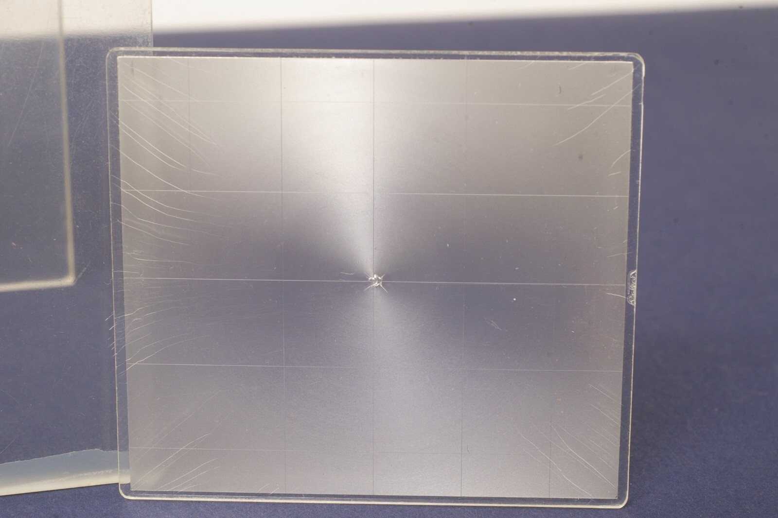 F92845~ Rolleiflex? TLR Focusing Screen – 56.5 x 63mm – Used