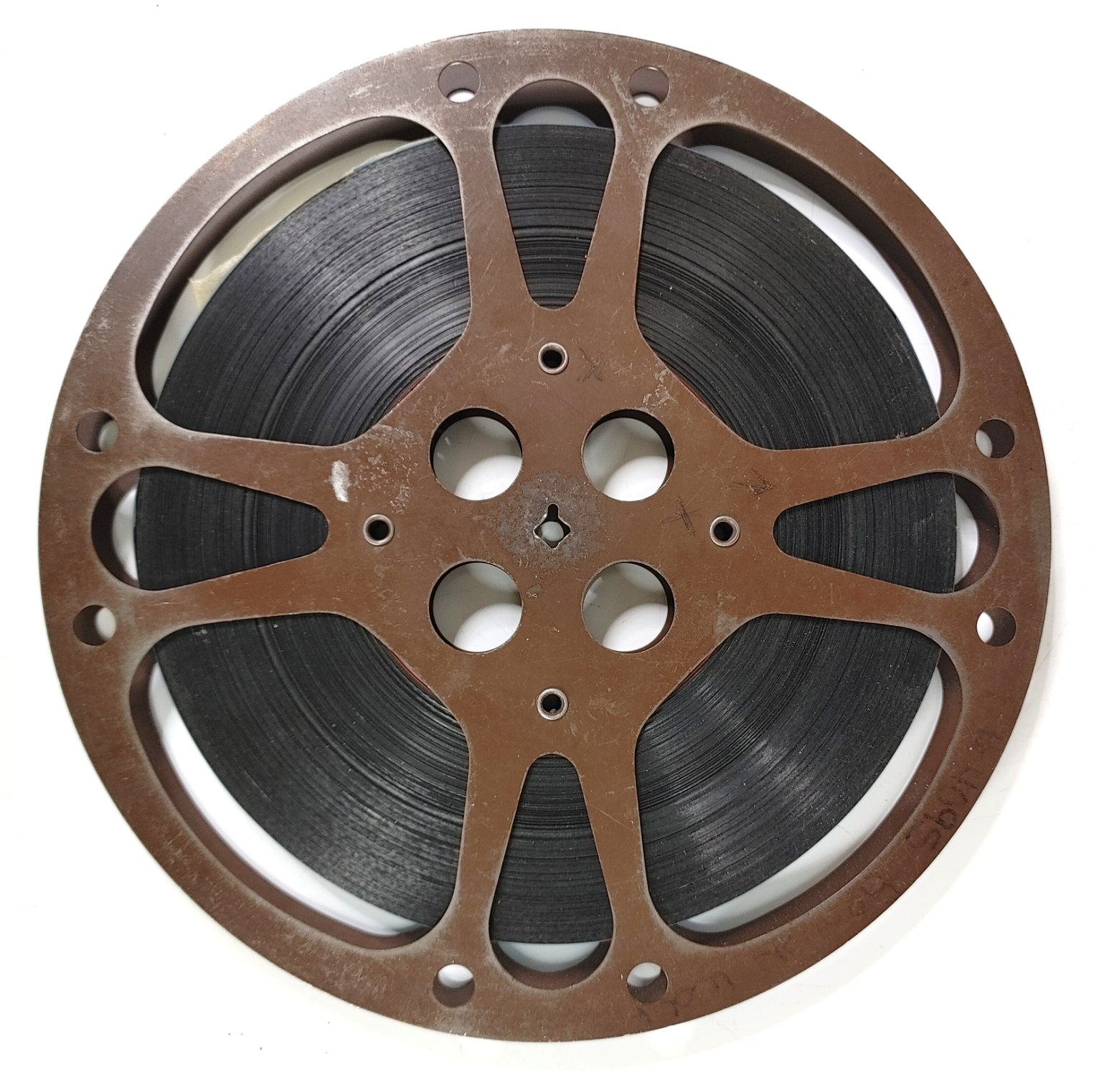 1200 ft Metal Moving Picture Reel 12 1/4″ Goldberg Bros Pat D-122,017 Film