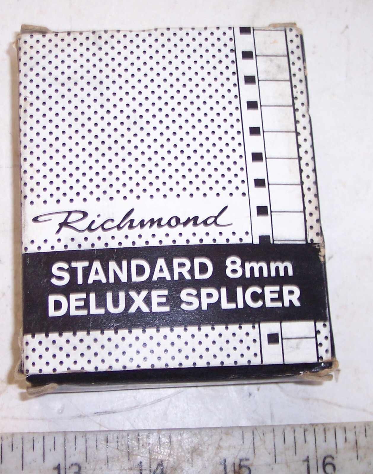 2 Vintage Metal Richardson Standard 8mm Film Splicer w/ Instructions, Unused NOS