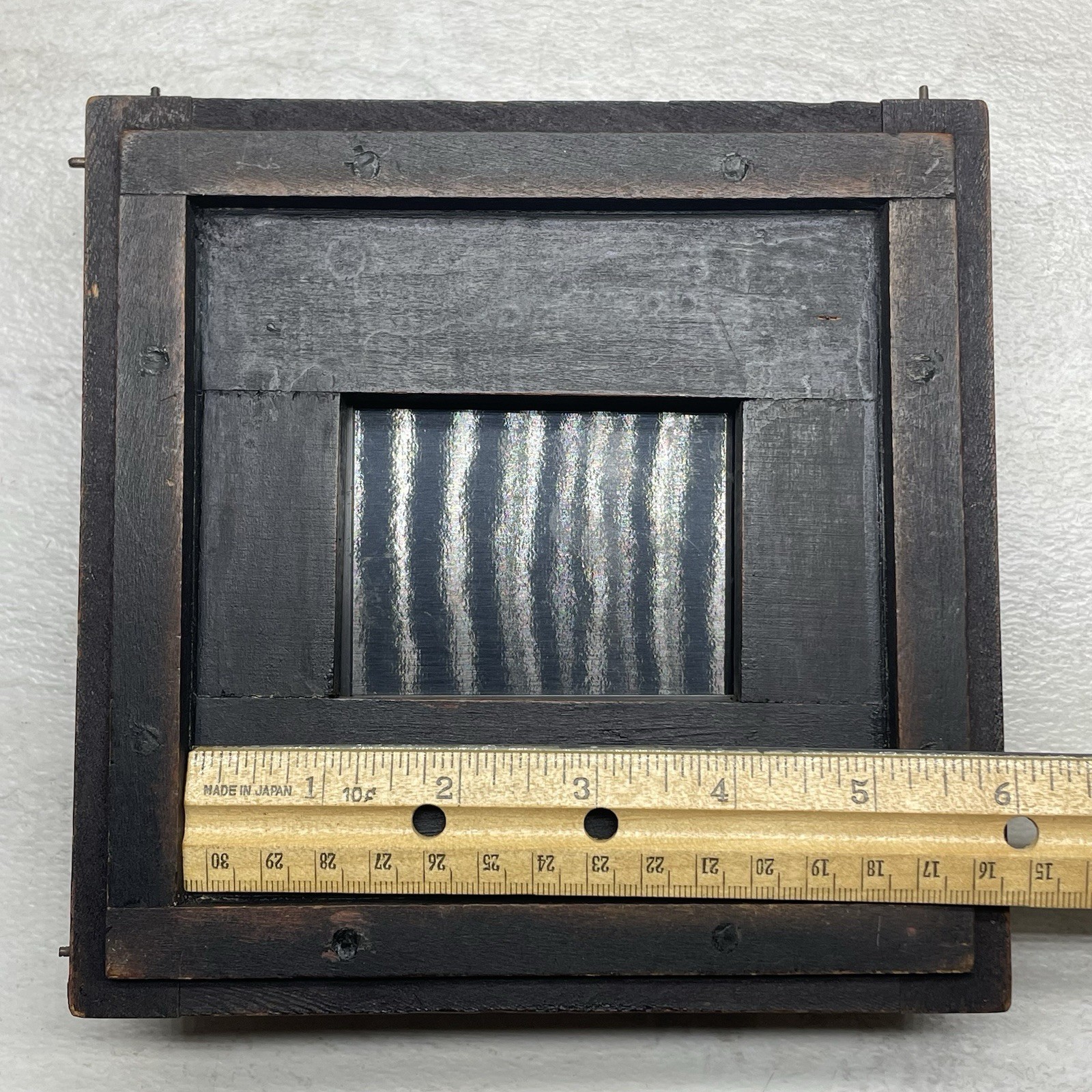 Wood Camera Spring Back Ground Glass & 2 1/4 x 3 1/4 Lisco Film Holder – Vintage
