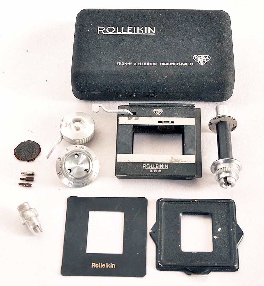 Rollei Rolleiflex TLR Rolleikin 35mm Film Adapter Conversion Kit In Hard Case(b)